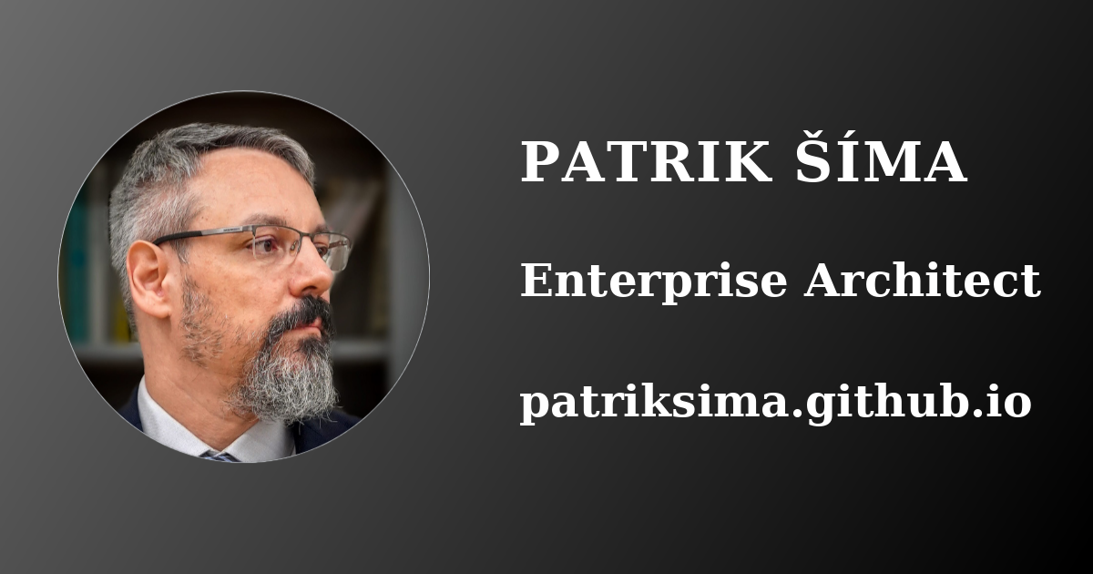 Patrik Šíma | Senior .NET & Azure Consultant